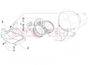 PIAGGIO Carnaby 125 Meter combination - Cruscotto