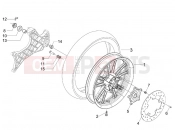 PIAGGIO Carnaby 125 Rear wheel