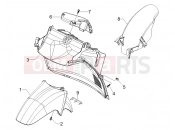 PIAGGIO Carnaby 125 Wheel huosing - Mudguard