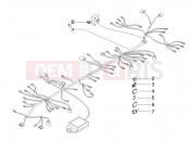 Main cable harness - Piaggio Carnaby 125 2010