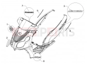 Plates - Emblems - Piaggio Carnaby 125 2010