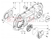 PIAGGIO Carnaby 200 Crankcase cover - Crankcase cooling