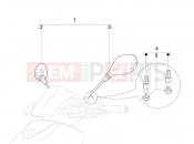 PIAGGIO Carnaby 200 Driving mirror/s