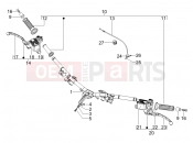 PIAGGIO Carnaby 200 Handlebars - Master cil.