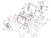 Cooling system - Piaggio Carnaby 250 ie 2009