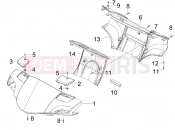 Handlebars coverages - Piaggio Carnaby 250 ie 2009