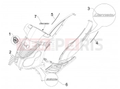 Plates - Emblems - Piaggio Carnaby 250 ie 2009