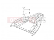 Rear luggage rack - Piaggio Carnaby 250 ie 2009