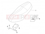 Saddle/seats - Piaggio Carnaby 250 ie 2009