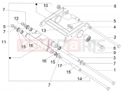 Swinging arm - Piaggio Carnaby 250 ie 2009