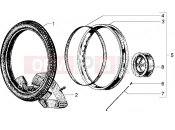 PIAGGIO Ciao Rear wheel (25 Kmh version)