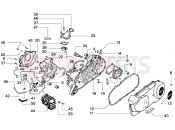 PIAGGIO Crankcase-Oil pump