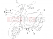 PIAGGIO Fly 100 Main cable harness