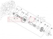 PIAGGIO Fly 100 Driven pulley