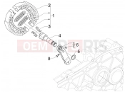 PIAGGIO Fly 100 Rear brake - Brake jaw
