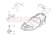 PIAGGIO Fly 125  Remote control switches - Battery - Horn