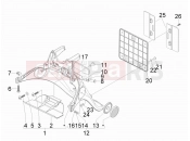 PIAGGIO Fly 125  Rear cover - Splash guard