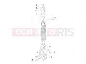 PIAGGIO Fly 125 4T/3V ie Rear suspension - Shock absorber/s