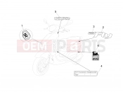 Plates - Emblems - Piaggio Fly 125 4T/3V ie 2016