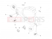 Selectors - Switches - Buttons - Piaggio Fly 125 4T/3V ie 2016