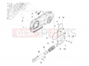 PIAGGIO Fly 125 4T/3V ie Crankcase cover - Crankcase cooling