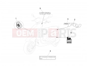 PIAGGIO Fly 125 4T/3V ie Plates - Emblems