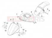 PIAGGIO Fly 150 Wheel huosing - Mudguard