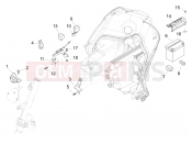 Remote control switches - Battery - Horn - Piaggio Fly 150 3V ie 2015