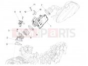 Throttle body - Injector - Induction joint - Piaggio Fly 150 3V ie 2015