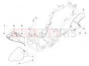 PIAGGIO Fly 150 3V ie Wheel huosing - Mudguard
