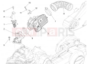 PIAGGIO Fly 150 Throttle body - Injector - Induction joint