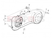 PIAGGIO Fly 50 2T Crankcase cover - Crankcase cooling