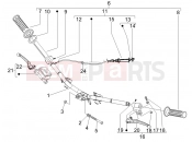 PIAGGIO Fly 50 4T Handlebars - Master cil.