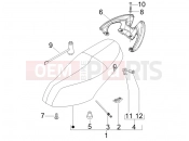PIAGGIO Fly 50 4T Saddle/seats