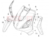 PIAGGIO Fly 50 4T Front shield