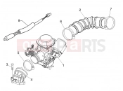PIAGGIO Fly 50 4T Carburettor, assembly - Union pipe