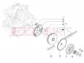 Driving pulley - Piaggio Fly 50 4T 2010
