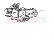 Engine, assembly - Piaggio Fly 50 4T 2010