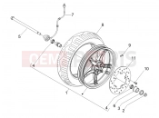 PIAGGIO Fly 50 4T Front wheel