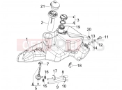 Benzin tank - Piaggio Fly 50 4T 2011