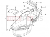 PIAGGIO Fly 50 4T Helmet huosing - Undersaddle
