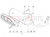 PIAGGIO Fly 50 4T Silencer