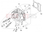 PIAGGIO Fly 50 4T 2V Head unit - Valve
