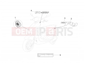 PIAGGIO Fly 50 4T 4V Plates - Emblems