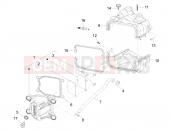 Cylinder head cover - Piaggio Fly 50 4T 4V (USA) 2013