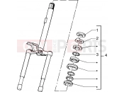 PIAGGIO Steering bearing ball tracks