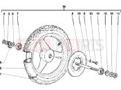 PIAGGIO Front wheel