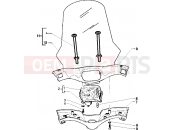 PIAGGIO Speedometers kms.-Handlebar covers