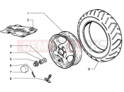 PIAGGIO Rear wheel