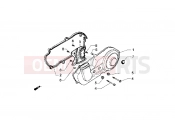 PIAGGIO Crankcase cover, clutch side